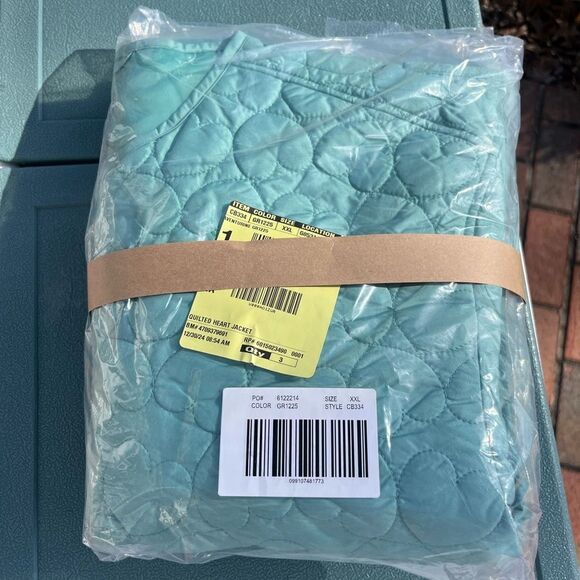 J Crew Quilted Heart Jacket NWT - Picture 8 of 13